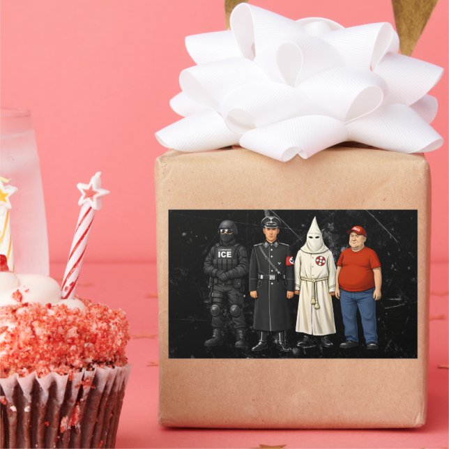 Sticker Rectangulaire Same Different Costume (Fête)