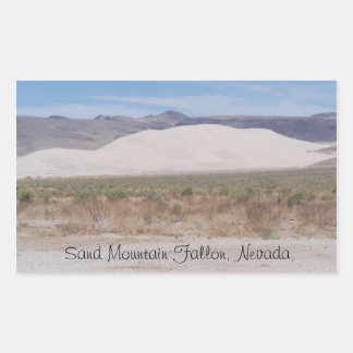 Sticker Rectangulaire Sand Mountain Fallon, Nevada