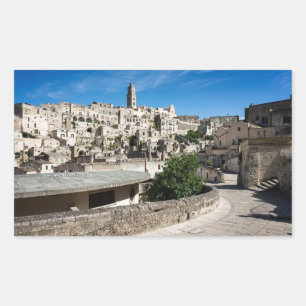 Sticker Rectangulaire Sassi di Matera