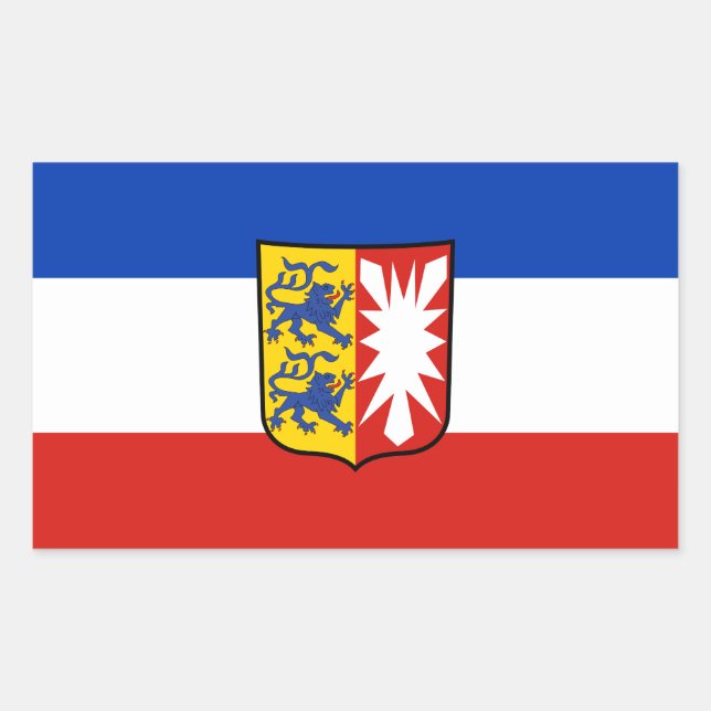 Sticker rectangulaire Schleswig-Holstein (Devant)