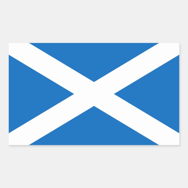 Sticker Rectangulaire Scotland Flag (Devant)