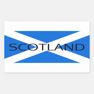 Sticker Rectangulaire Scottish Flag Scotland stkcn