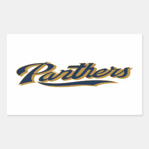Sticker Rectangulaire Script de Panthers FIU
