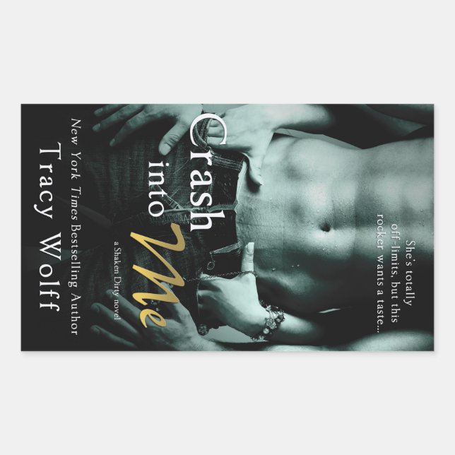 Sticker Rectangulaire S'écraser sur moi par Tracy Wolff (Devant)