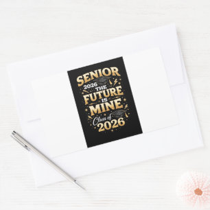 Sticker Rectangulaire Senior 2026 – Mon avenir m'appartient