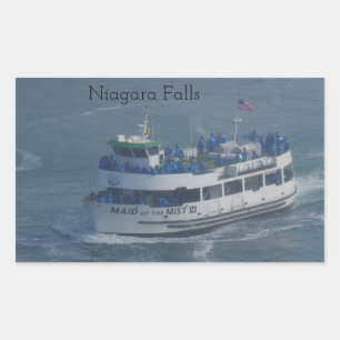 Sticker Rectangulaire Servante de la brume sur la rivière Niagara
