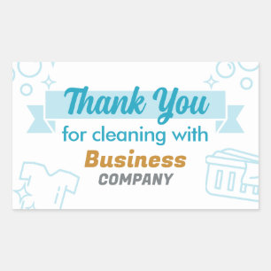 Sticker Rectangulaire Services de blanchisserie Lave-linge Lave-linge Ne