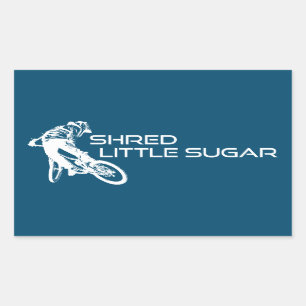Sticker Rectangulaire Shred Little Sugar Arkansas VTT