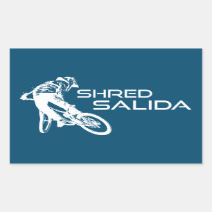 Sticker Rectangulaire Shred Salida Colorado VTT