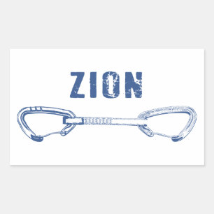 Sticker Rectangulaire Sion Rock Escalade Quickdraw