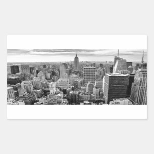 Sticker Rectangulaire Skyline de New York