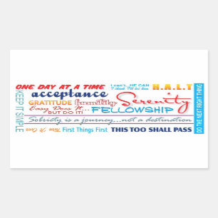 Sticker Rectangulaire slogans de récupération