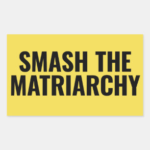 Sticker Rectangulaire Smash la matriarchie