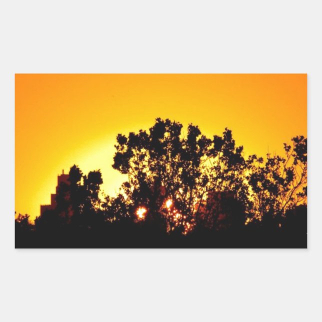 Sticker Rectangulaire Soleil (Devant)