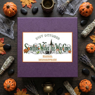 Sticker Rectangulaire Something Wicked This Way Comes Funky Botanicals