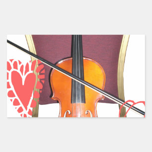 Sticker Rectangulaire Son de v amour hakuna matata valentine