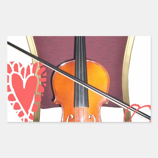 Sticker Rectangulaire Son de v amour hakuna matata valentine (Devant)