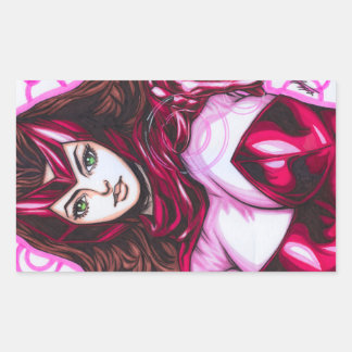 Sticker Rectangulaire Sorcière Écarlate ~ Wanda Maximoff