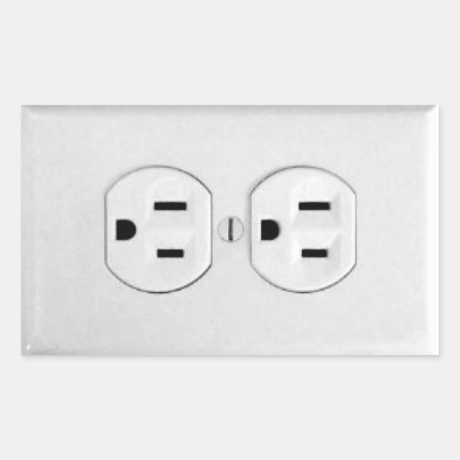 Sticker Rectangulaire Sortie (Devant)