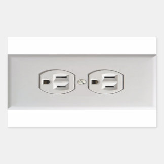 Sticker Rectangulaire Sortie électrique d'urgence