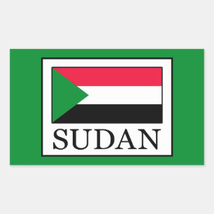 Sticker Rectangulaire Soudan