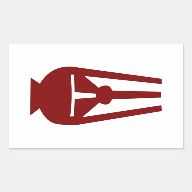 Sticker rectangulaire souple (Devant)