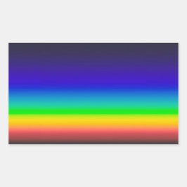 Sticker Rectangulaire spectre solaire réel