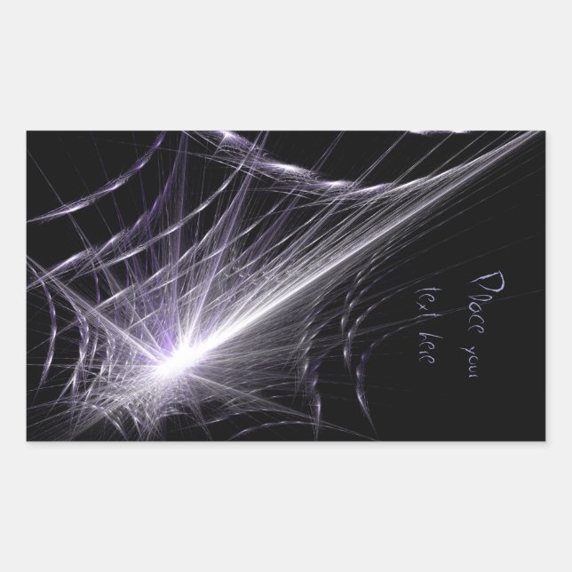 Sticker Rectangulaire Spider Web (Devant)