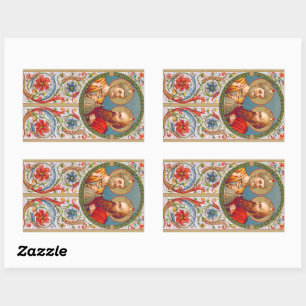 Sticker Rectangulaire SS. Pierre et Paul, Apôtres (JMAS 01)