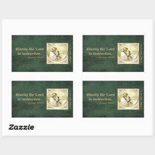 Sticker Rectangulaire St. César de Bus (SLE 001)