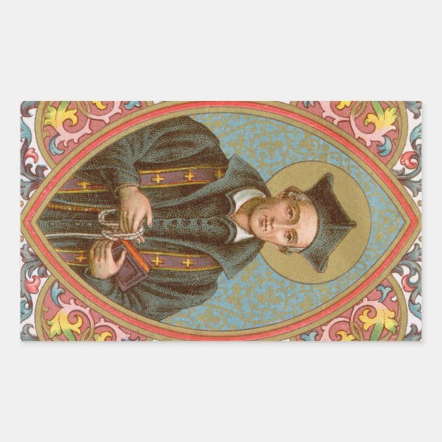 Sticker Rectangulaire St. Ivo de Kermartin (BK 015) (Devant)