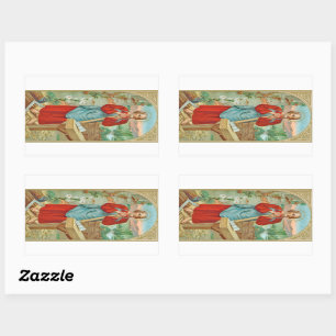 Sticker Rectangulaire St. Joseph le travailleur (BK 31)
