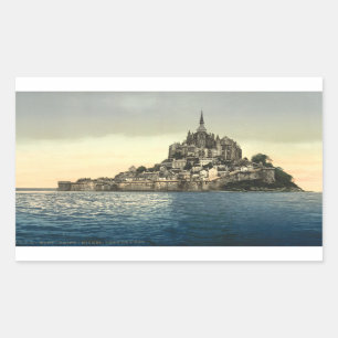 Sticker Rectangulaire St Michel de Mont II, Normandie, France