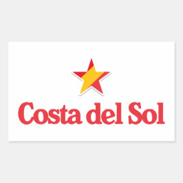 Sticker Rectangulaire Stars of Spain – Costa del Sol