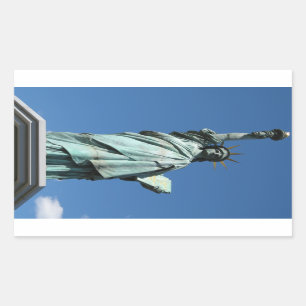 Sticker Rectangulaire Statue de la Liberté, Odaiba, Tokyo, Japon