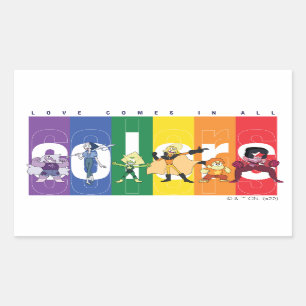 Sticker Rectangulaire Steven Universe - L'Amour Arrive Dans Toutes Les C