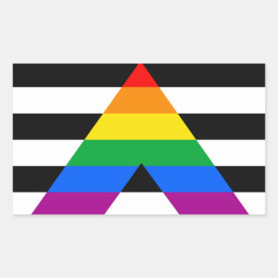 Sticker Rectangulaire Straight
