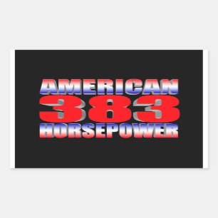 Sticker Rectangulaire stroker 383 chevy