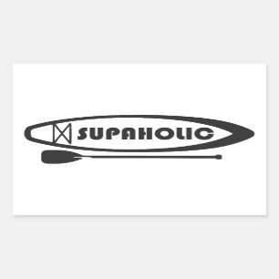 Sticker Rectangulaire Supaholic Standup Paddleboard