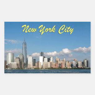 Sticker Rectangulaire Superbe New York City USA