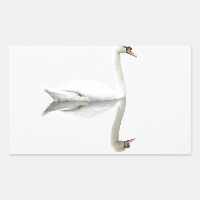 Sticker Rectangulaire Swan (Devant)
