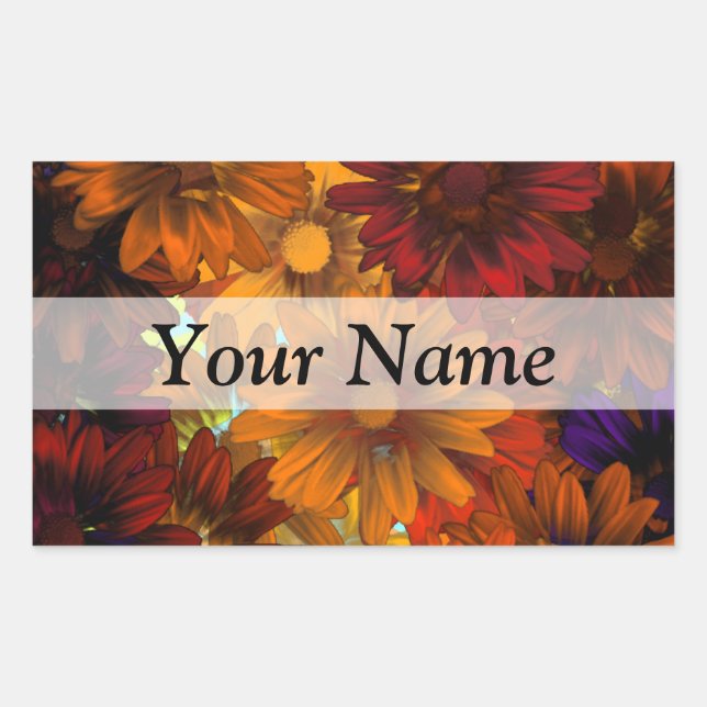 Sticker Rectangulaire t (Devant)