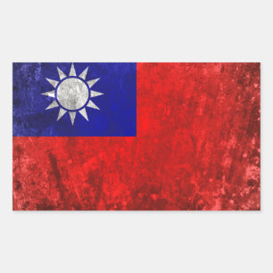 Sticker Rectangulaire Taïwan