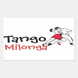 Sticker Rectangulaire Tango Milonga