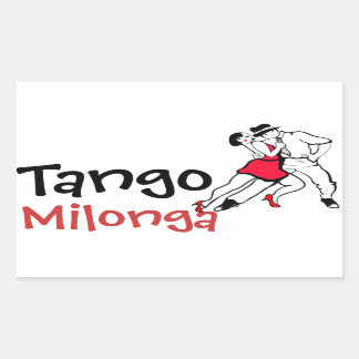 Sticker Rectangulaire Tango Milonga