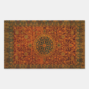 Sticker Rectangulaire Tapisserie tapis moquette William Morris