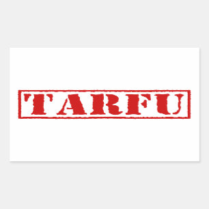 STICKER RECTANGULAIRE TARFU