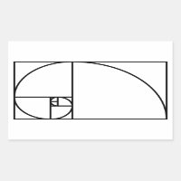 Taux d'or de Fibonacci - art mathématique unique