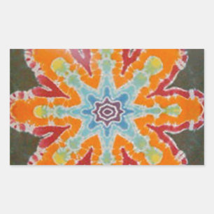 Sticker Rectangulaire Teinture de goujon étoilé PhatDyes