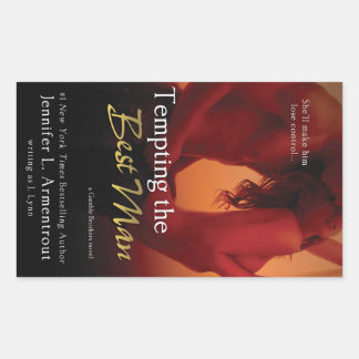 Sticker Rectangulaire Tenter le meilleur homme par Jennifer L. Armentrou